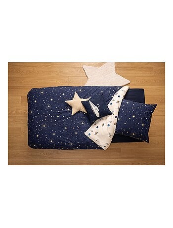 Parure de lit enfant 100% coton réversible ESPACE