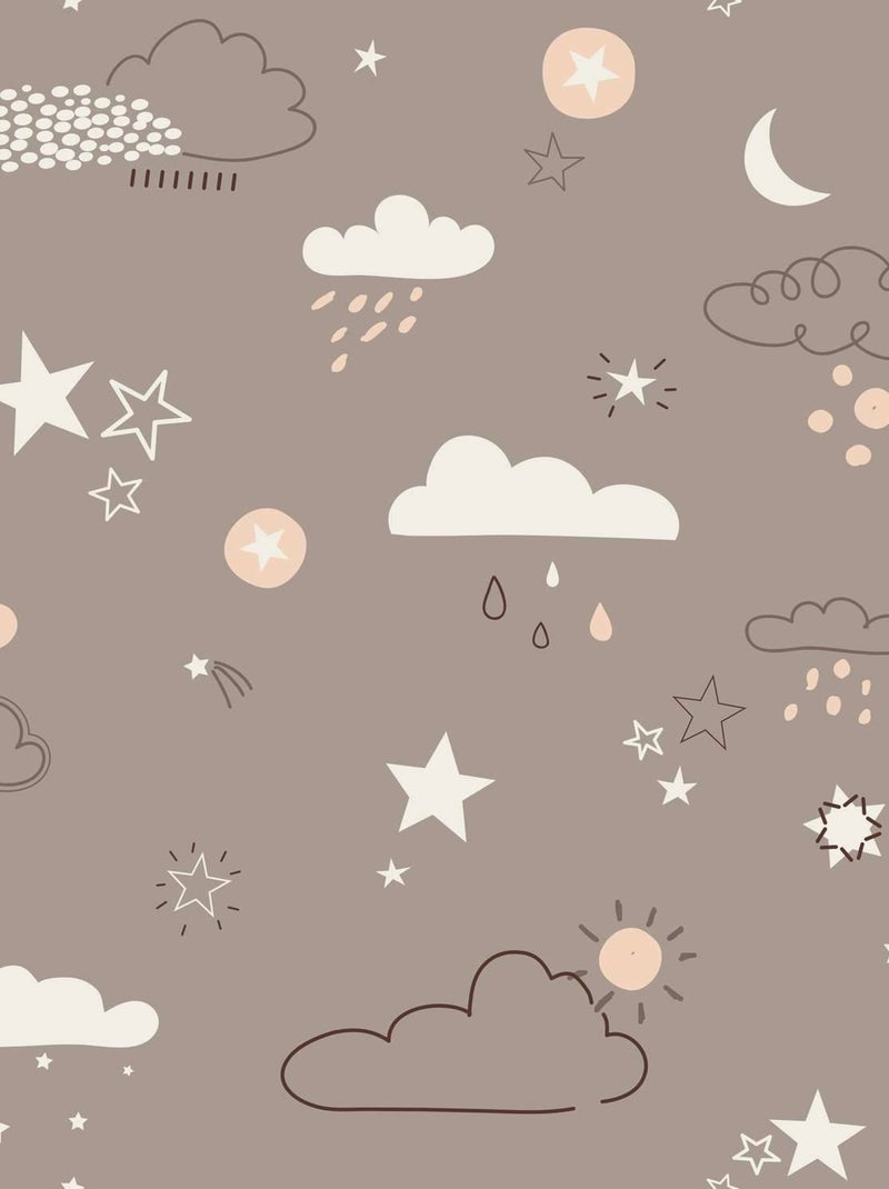 Parure de lit enfant 100% coton réversible OURSON Marron - Kiabi