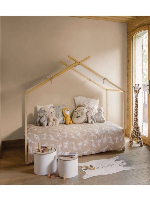 Parure de lit enfant 100% coton réversible SAVANE - Kiabi