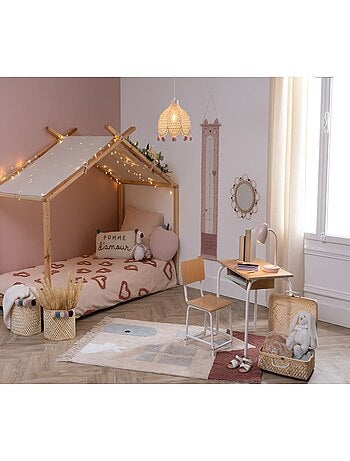 Parure de lit enfant 100% coton tufté AMOUR