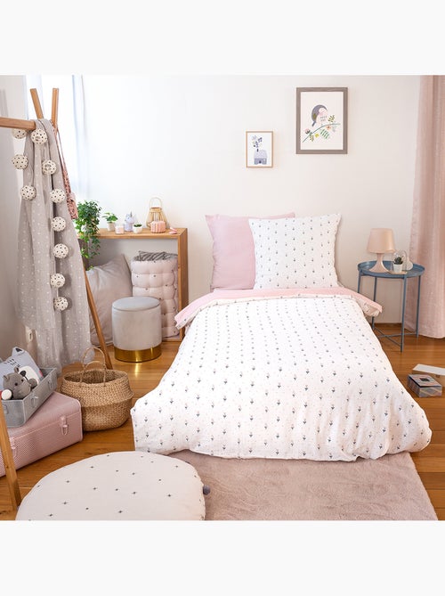 Parure de lit enfant 100% gaze de coton imprimées - Liberty - Kiabi