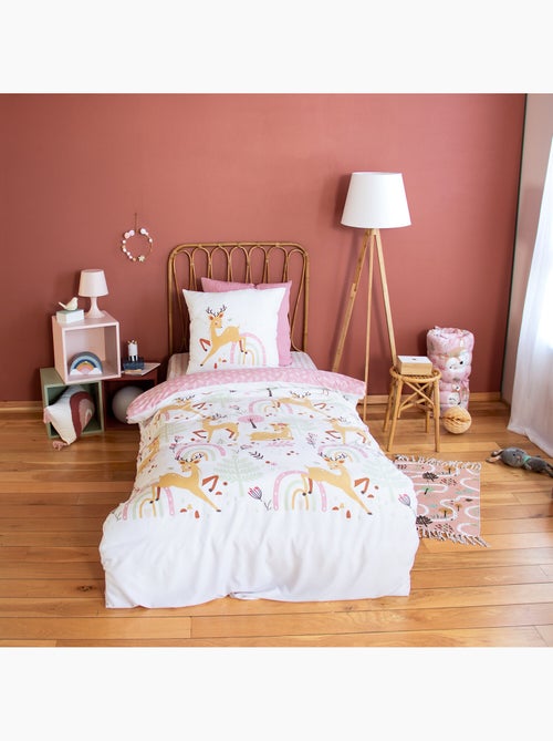 Parure de lit enfant 100% microfibre imprimées - BAMBINA - Kiabi Parure de lit enfant 100% microfibre imprimées - BAMBINA - Kiabi