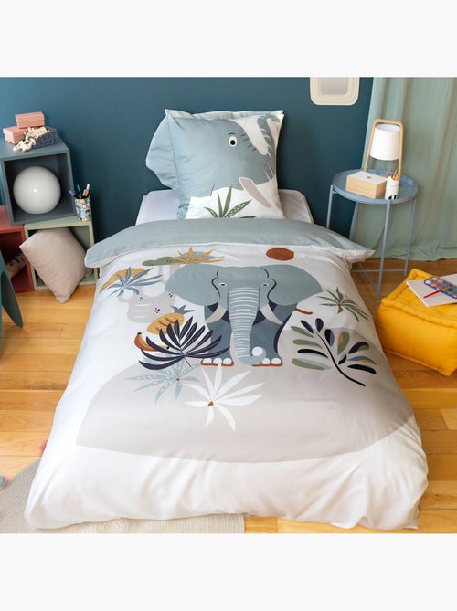 Parure de lit enfant 100% microfibre imprimées - ELEPH - Kiabi