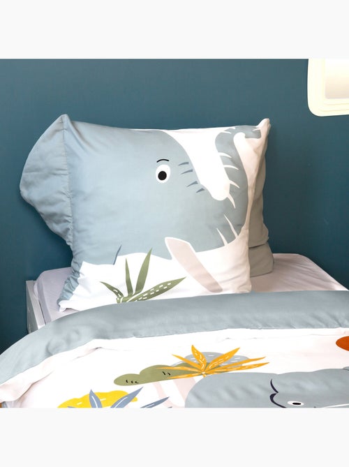 Parure de lit enfant 100% microfibre imprimées - ELEPH - Kiabi