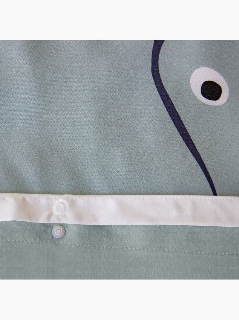 Parure de lit enfant 100% microfibre imprimées - ELEPH Gris - Kiabi