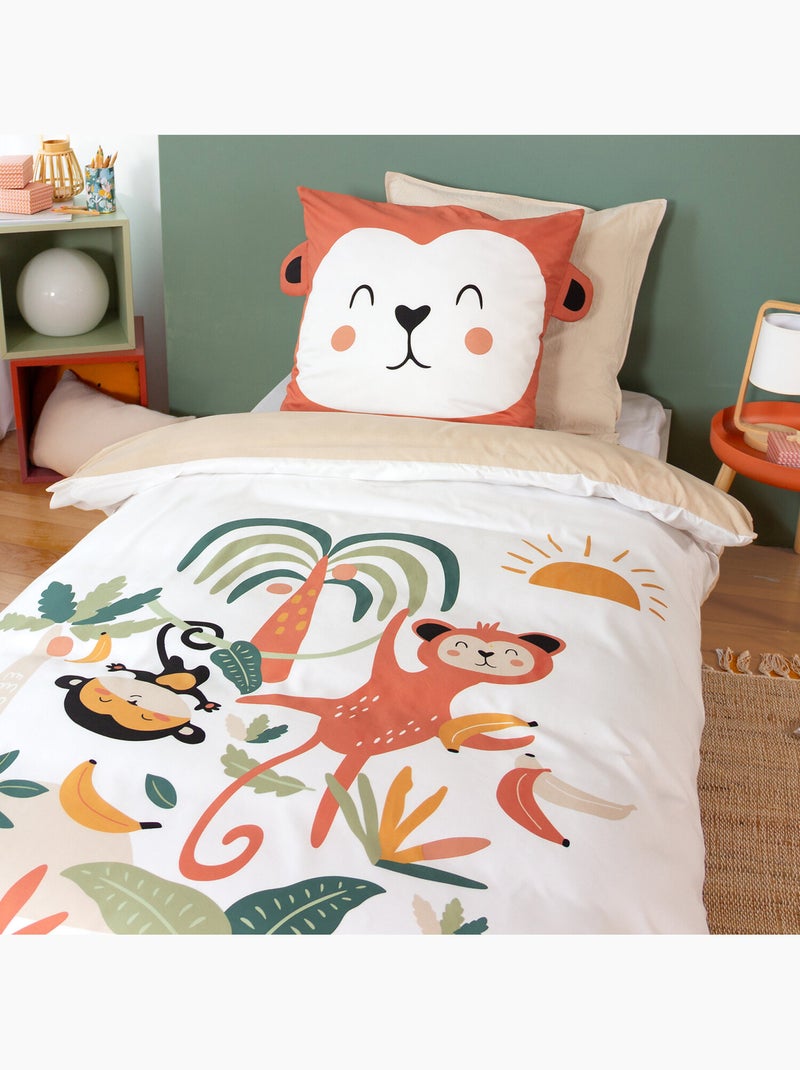 Parure de lit enfant 100% microfibre imprimées - OUSTI Blanc - Kiabi