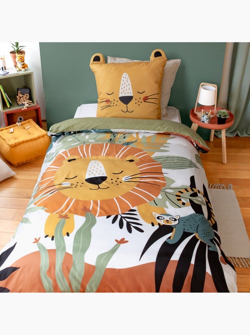 Parure de lit enfant 100% microfibre imprimées - REY - Kiabi