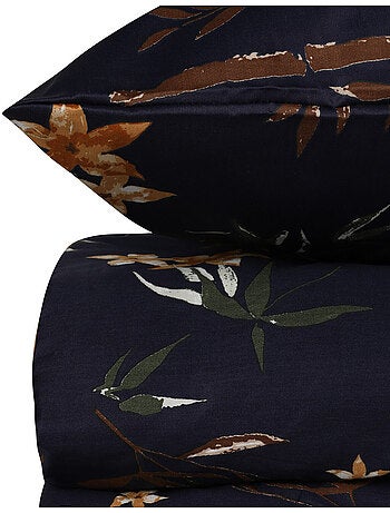 Parure de lit enfant 100% satin de coton Imprimée floral - Bamboo