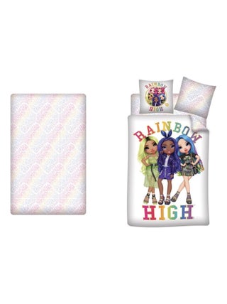 Parure de Lit Enfant 3 pièces Rainbow High