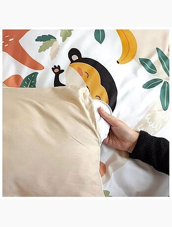 Parure de lit enfant animaux - 2 pi?ces