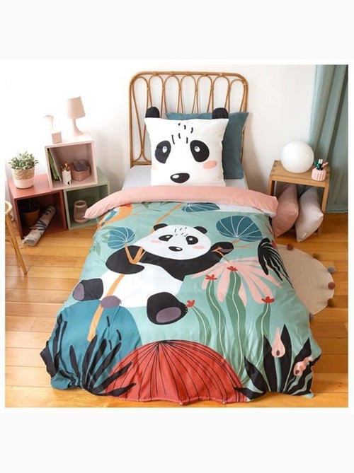 Parure de lit enfant animaux - 2 pièces - Kiabi
