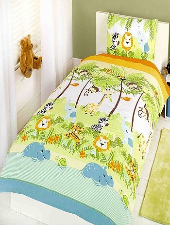 Parure de Lit Enfant Animaux de la Jungle