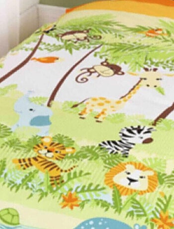 Parure de Lit Enfant Animaux de la Jungle