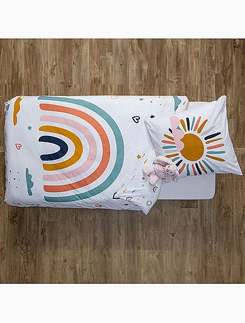 Parure de lit enfant arc-en-ciel