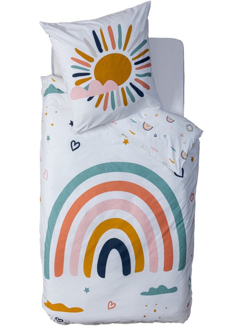 Parure de lit enfant arc-en-ciel - Kiabi Parure de lit enfant arc-en-ciel - Kiabi