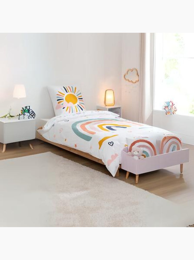 Parure de lit enfant arc-en-ciel Multicolore - Kiabi