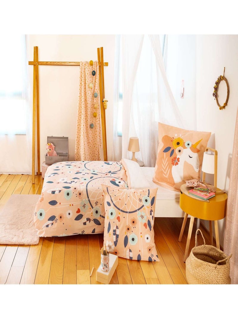 Parure de lit enfant Attrape-rêves - 100% coton adouci 57 fils Multicolore - Kiabi