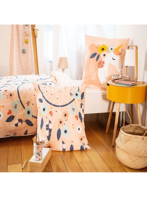 Parure de lit enfant Attrape-rêves - 100% coton adouci 57 fils - Kiabi