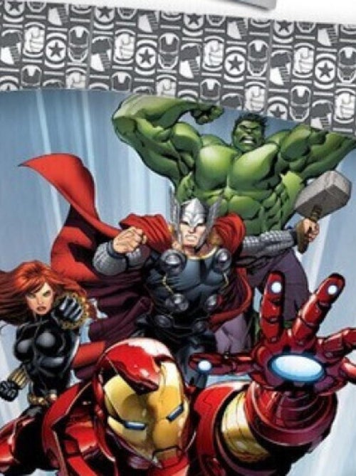 Parure de Lit Enfant Avengers Imprimée Réversible Lit 1 Place, IRON MAN - Kiabi