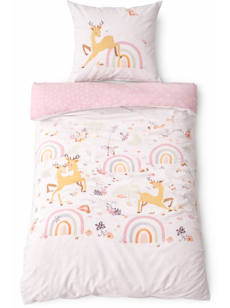 Parure de lit Enfant Bambina Rose - Kiabi