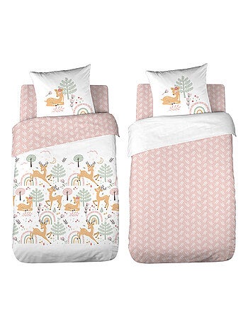 Parure de lit enfant biche forêt