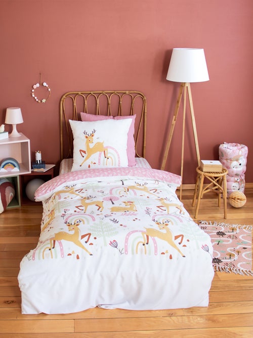 Parure de lit enfant biche forêt - Kiabi