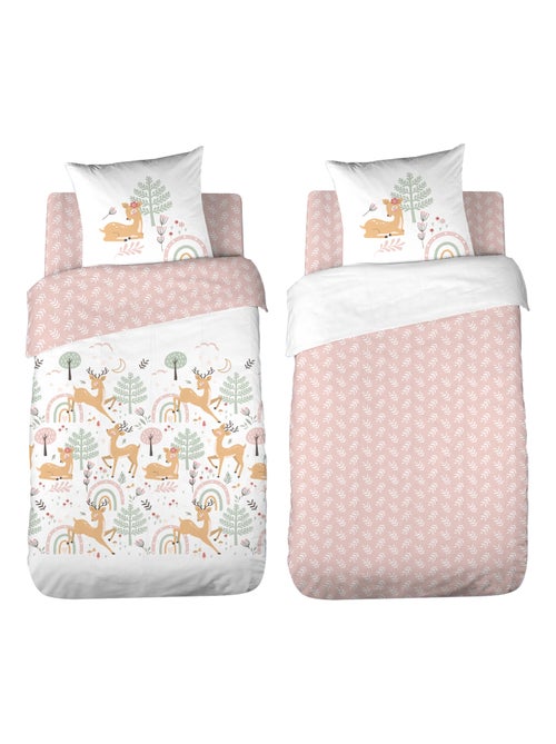 Parure de lit enfant biche forêt - Kiabi