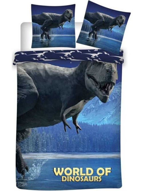 Parure de lit Enfant Bleu Dinosaure T - Kiabi Parure de lit Enfant Bleu Dinosaure T - Kiabi
