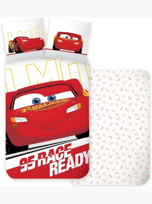 Parure de lit enfant Cars avec Lightning McQueen – 100% coton - Kiabi