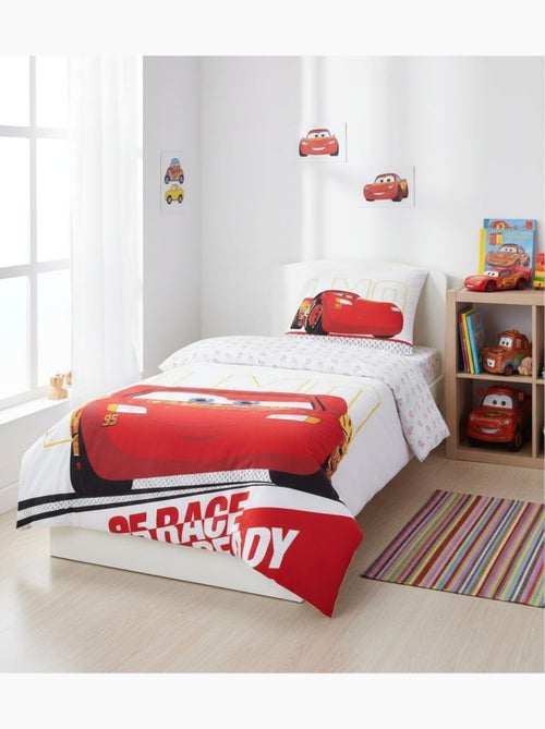Parure de lit enfant Cars avec Lightning McQueen – 100% coton - Kiabi