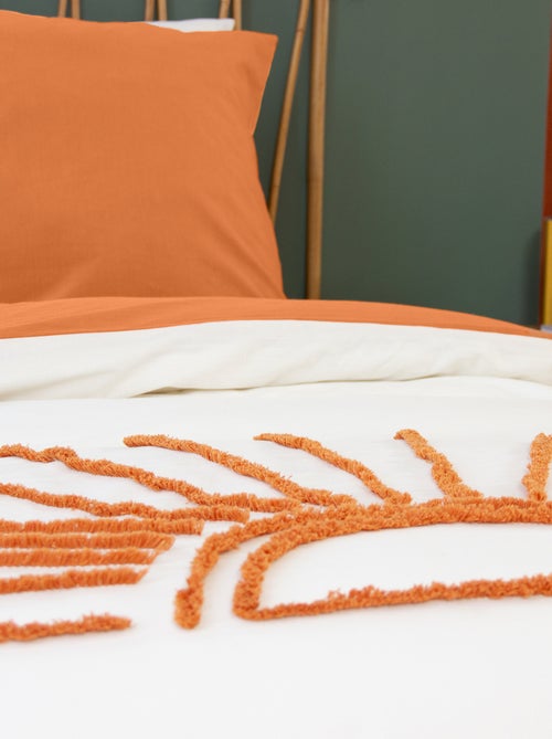 Parure de lit enfant collection SOLEZ en coton tufté - Kiabi