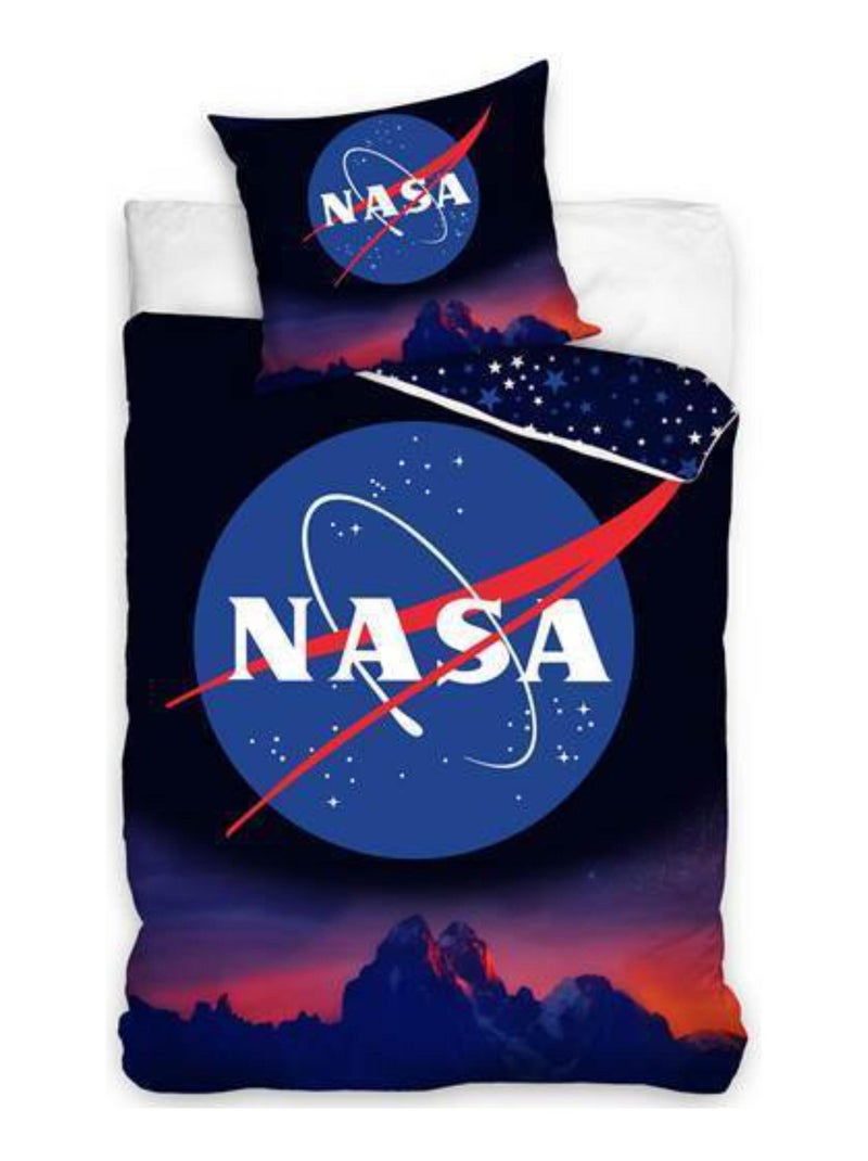 Parure de Lit Enfant Coton La Nasa Bleu - Kiabi