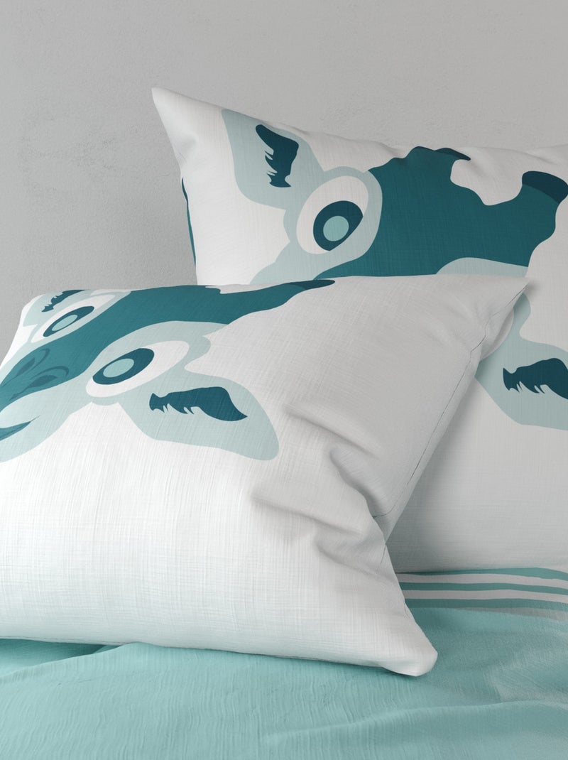 Parure de lit enfant Coton Louma Bleu - Kiabi