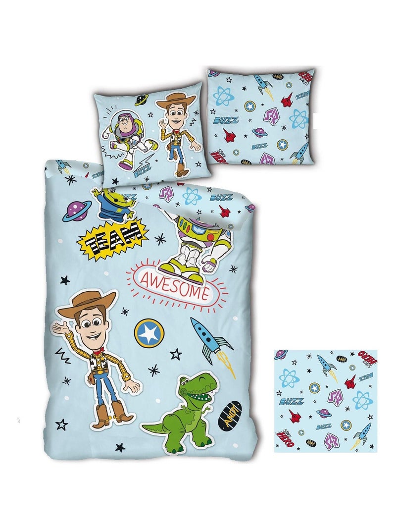 Parure de Lit Enfant Disney Bleu - Kiabi