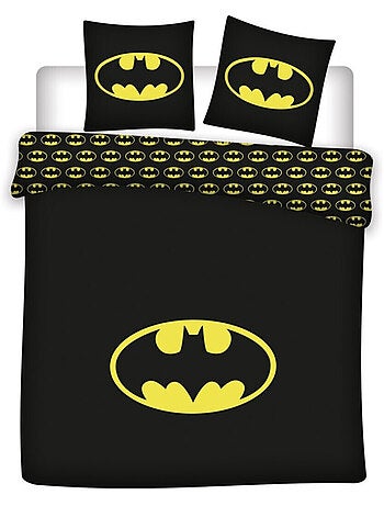 Parure de Lit Enfant Double Batman Imprimée Réversible Lit 2 places, COMICS