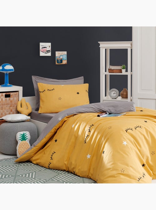 Parure de lit enfant en 100% satin de polycoton - Dide - Kiabi