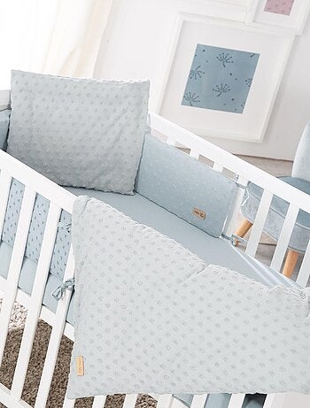 Parure de lit enfant en coton Bio + drap et tour de lit 'Lil Planet' ROBA