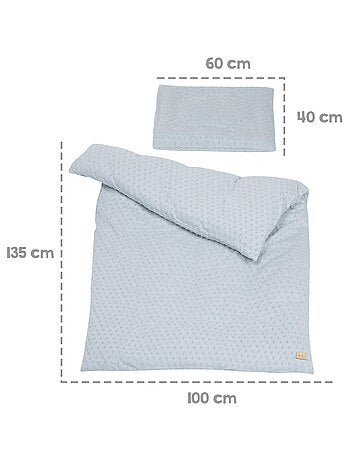 Parure de lit enfant en coton Bio + drap et tour de lit 'Lil Planet' ROBA