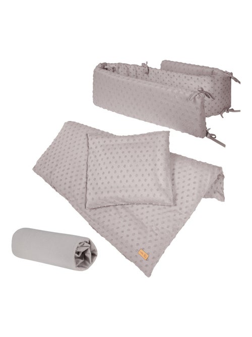 Parure de lit enfant en coton Bio + drap et tour de lit 'Lil Planet' ROBA - Kiabi
