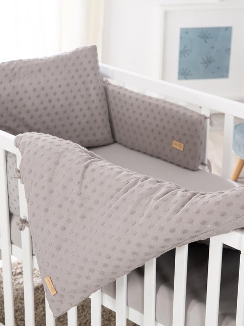Parure de lit enfant en coton Bio + drap et tour de lit 'Lil Planet' ROBA - Kiabi