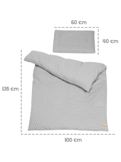 Parure de lit enfant en coton Bio + drap et tour de lit 'Lil Planet' ROBA - Kiabi
