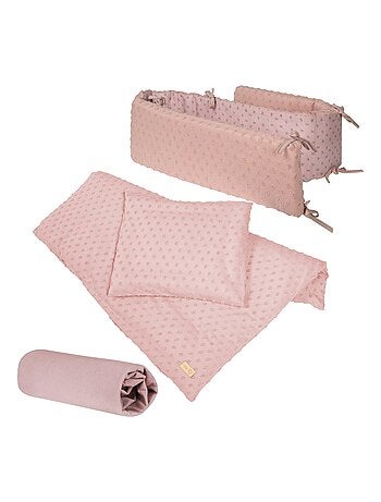 Parure de lit enfant en coton Bio + drap et tour de lit 'Lil Planet' ROBA