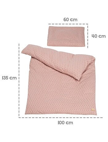 Parure de lit enfant en coton Bio + drap et tour de lit 'Lil Planet' ROBA