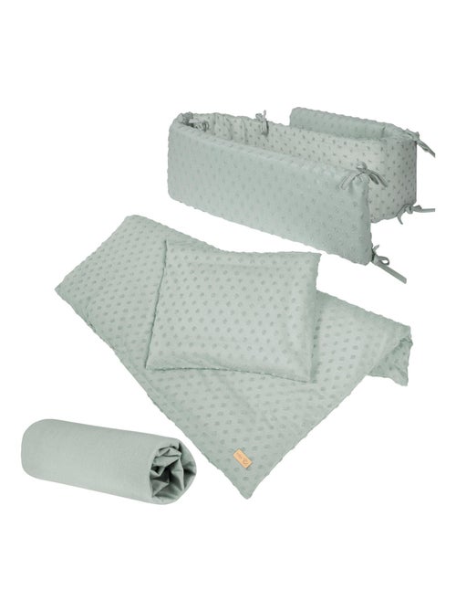 Parure de lit enfant en coton Bio + drap et tour de lit 'Lil Planet' ROBA - Kiabi