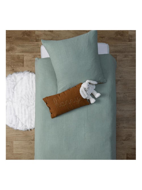 Parure de lit enfant en gaze de coton - Kiabi Parure de lit enfant en gaze de coton - Kiabi