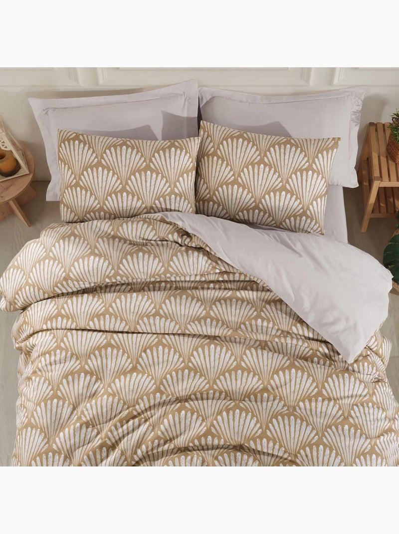 Parure de lit enfant en polycoton - Yelpaze Marron - Kiabi