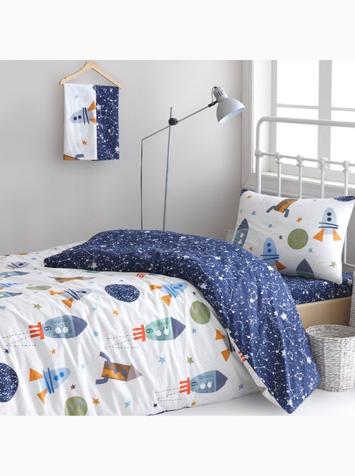 Parure de lit enfant en polycoton astronaute - Spacex - Kiabi Parure de lit enfant en polycoton astronaute - Spacex - Kiabi
