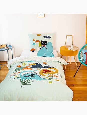 Parure de lit enfant en polycoton imprimées - DILIA