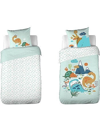 Parure de lit enfant en polycoton imprimées - DILIA