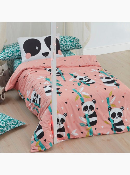Parure de lit enfant en polycoton panda - Panida - Kiabi